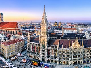 Обои город, германия, мюнхен, the city, germany, munich разрешение 3840x2400 Загрузить