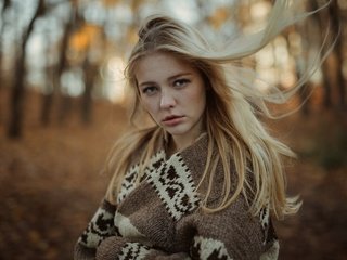 Обои осень, волосы, jesse herzog, annika, autumn, hair разрешение 2880x1920 Загрузить