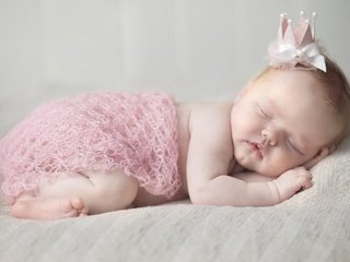 Обои сон, девочка, младенец, принцесса, sleep, girl, baby, princess разрешение 2400x1530 Загрузить