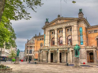 Обои здание, норвегия, норвегии, осло, the building, norway, oslo разрешение 2048x1293 Загрузить