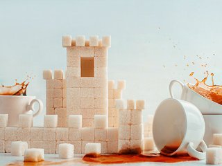 Обои замок, чай, чашки, сахар, рафинад, castle, tea, cup, sugar, rafinad разрешение 2048x1367 Загрузить