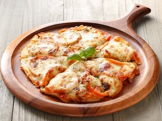 Обои сыр, куски, пицца, cheese, pieces, pizza разрешение 2880x1894 Загрузить