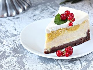 Обои ягоды, торт, смородина, кусок, berries, cake, currants, piece разрешение 1920x1179 Загрузить