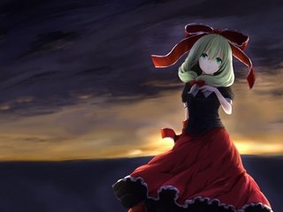 Обои девушка, аниме, манга, хина kagiyama. touhou, girl, anime, manga, hina kagiyama. touhou разрешение 2560x1600 Загрузить