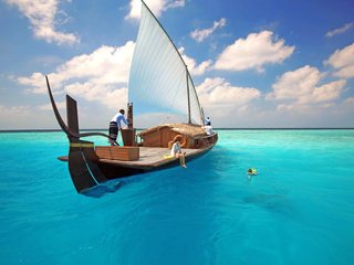 Обои море, лодка, отдых, тропики, sea, boat, stay, tropics разрешение 5616x3744 Загрузить