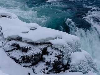 Обои река, снег, зима, водопад, поток, исландия, течение, сосульки, river, snow, winter, waterfall, stream, iceland, for, icicles разрешение 3000x2000 Загрузить