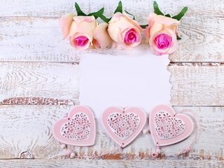 Обои розы, пинк, лепестки, сердечка, сердечки, романтик, пастель,  цветы, розовые розы, роз, влюбленная, love, roses, pink, petals, heart, hearts, romantic, pastel, flowers, pink roses разрешение 3872x2592 Загрузить