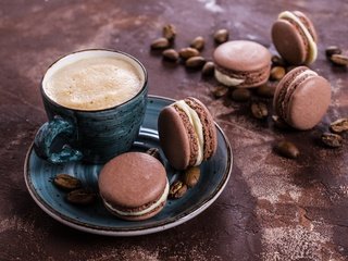 Обои кофе, миндальное, печенье, крем, выпечка, coffee cup, десерт, француженка, макарун, макаруны, сладенько, coffee, almond, cookies, cream, cakes, dessert, french, macaron, macaroon, sweet разрешение 4928x3264 Загрузить