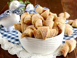 Обои сахар, выпечка, рогалики, sugar, cakes, bagels разрешение 2100x1398 Загрузить