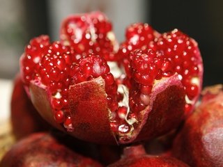 Обои макро, фрукты, зерна, гранат, pomegranates, fruchthandel_magazin, macro, fruit, grain, garnet разрешение 5616x3744 Загрузить