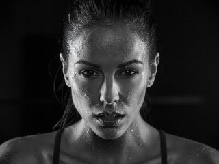 Обои брюнетка, чёрно-белое, спортсменка, melissa riso, мелисса ризо, brunette, black and white, athlete, melissa rizo разрешение 2000x1333 Загрузить