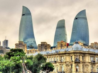 Обои дома, азербайджан, пламенные башни, баку, home, azerbaijan, flame towers, baku разрешение 1920x1080 Загрузить