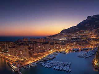 Обои город, дома, сумерки, монако, монте-карло, the city, home, twilight, monaco, monte carlo разрешение 7680x4320 Загрузить