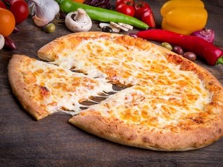 Обои грибы, сыр, овощи, пицца, mushrooms, cheese, vegetables, pizza разрешение 3000x2000 Загрузить