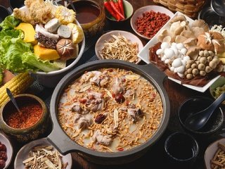 Обои грибы, овощи, восточная кухня, mushrooms, vegetables, oriental cuisine разрешение 2048x1297 Загрузить