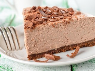 Обои шоколад, сладкое, торт, десерт, пирожное, суфле, чизкейк, крем, chocolate, sweet, cake, dessert, souffle, cheesecake, cream разрешение 2560x1600 Загрузить