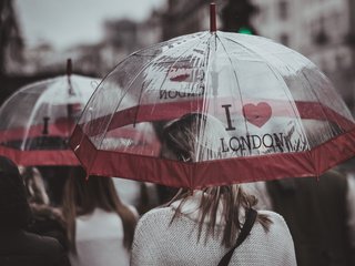 Обои люди, девушки, дождь, зонты, people, girls, rain, umbrellas разрешение 3840x2400 Загрузить