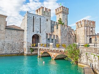 Обои замок, италия, крепость, верона, castle, italy, fortress, verona разрешение 2880x1800 Загрузить