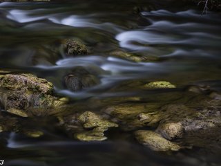 Обои вода, река, камни, поток, water, river, stones, stream разрешение 2369x1445 Загрузить