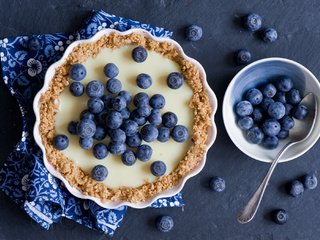 Обои ягоды, черника, сладкое, выпечка, десерт, пирог, berries, blueberries, sweet, cakes, dessert, pie разрешение 2000x1354 Загрузить