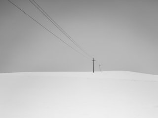 Обои снег, зима, фон, поле, лэп, snow, winter, background, field, power lines разрешение 1920x1274 Загрузить