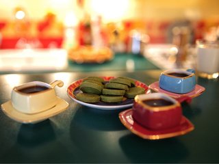 Обои кафе, кофе, чашки, печенье, эспрессо, cafe, coffee, cup, cookies, espresso разрешение 3840x2400 Загрузить