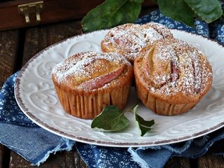 Обои сладкое, десерт, сахарная пудра, кексы, маффины, sweet, dessert, powdered sugar, cupcakes, muffins разрешение 1920x1080 Загрузить