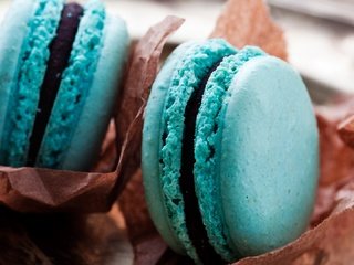 Обои еда, сладости, голубое, печенье, выпечка, десерт, макаруны, food, sweets, blue, cookies, cakes, dessert, macaroon разрешение 1920x1080 Загрузить