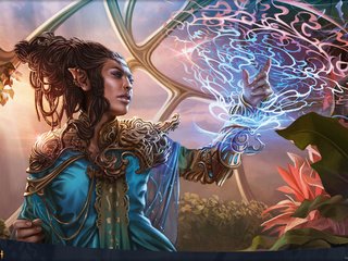 Обои арт, магия, magic the gathering, mtg, magali villeneuve, rashmi, kaladesh, art, magic разрешение 2560x1600 Загрузить