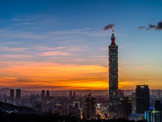 Обои башня, тайбэй, тайвань, китай, tower, taipei, taiwan, china разрешение 3000x2002 Загрузить