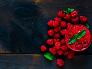 Обои малина, смузи, raspberry, smoothies разрешение 5084x3389 Загрузить