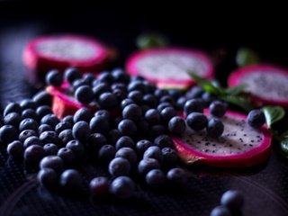 Обои фрукты, ягоды, черника, питайя, fruit, berries, blueberries, pitaya разрешение 5408x3479 Загрузить