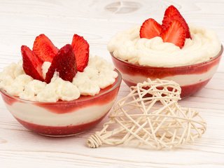 Обои клубника, сладкое, сливки, йогурт, strawberry, sweet, cream, yogurt разрешение 4562x3154 Загрузить
