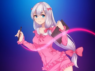 Обои аниме, девочка, тохо, dammaku, даммаку, konpaku youmu, anime, girl, touhou, danmaku разрешение 3840x2160 Загрузить