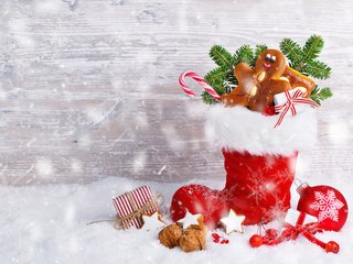 Обои новый год, подарки, рождество, башмак, sabine dietrich, new year, gifts, christmas, shoe разрешение 1920x1200 Загрузить