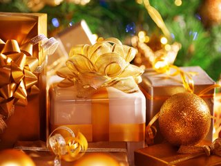 Обои новый год, подарки, рождество, декор, new year, gifts, christmas, decor разрешение 1920x1200 Загрузить