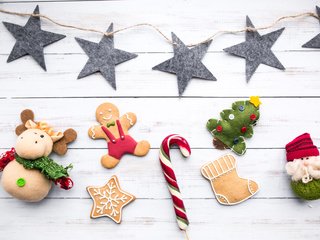 Обои пряники, новый год, новогоднее печенье, украшения, имбирные пряники, конфеты, звездочки, праздник, рождество, печенье, новогодние украшения, gingerbread, new year, decoration, candy, stars, holiday, christmas, cookies, christmas decorations разрешение 3500x2333 Загрузить