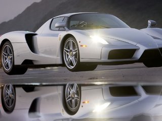 Обои отражение, автомобиль, феррари, ferrari enzo, reflection, car, ferrari разрешение 3440x1440 Загрузить