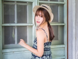 Обои девушка, взгляд, лицо, шляпа, азиатка, сарафан, girl, look, face, hat, asian, sundress разрешение 2048x1365 Загрузить