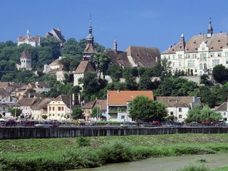 Обои город, румыния, сигишоара, the city, romania, sighisoara разрешение 1920x1080 Загрузить