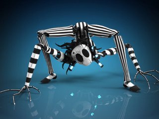 Обои фон, кукла, существо, робот-паук, background, doll, being, robot spider разрешение 1920x1080 Загрузить