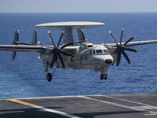 Обои авианосец, посадка, дрло, us navy, e-2d hawkeye, the carrier, landing, awacs разрешение 2112x1188 Загрузить