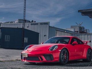 Обои машина, авто, краcный, порш, gt3, machine, auto, red, porsche разрешение 2112x1188 Загрузить