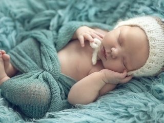 Обои сон, спокойствие, ребенок, шапка, малыш, младенец, sleep, calm, child, hat, baby разрешение 1920x1080 Загрузить