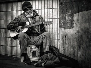 Обои гитара, музыка, человек, улица, guitar, music, people, street разрешение 3840x2483 Загрузить