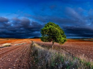 Обои небо, дорога, природа, the sky, road, nature разрешение 3840x2160 Загрузить