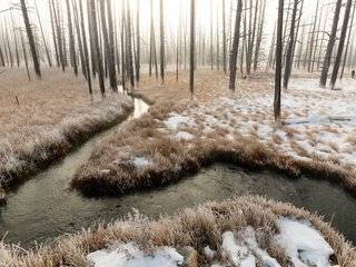 Обои река, природа, river, nature разрешение 3840x2160 Загрузить