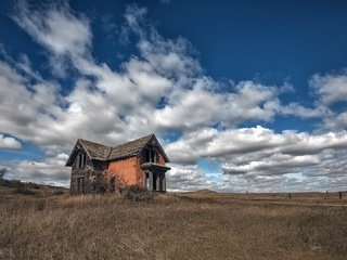 Обои небо, дом, the sky, house разрешение 1920x1080 Загрузить