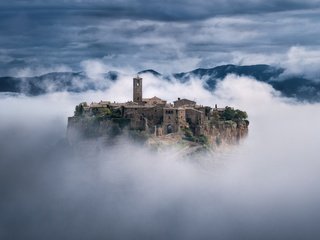 Обои облака, италия, крепость, clouds, italy, fortress разрешение 2500x1623 Загрузить