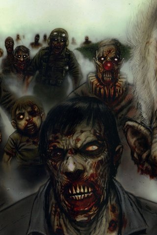 Обои рисунок, монстры, зомби, figure, monsters, zombies разрешение 2560x1592 Загрузить